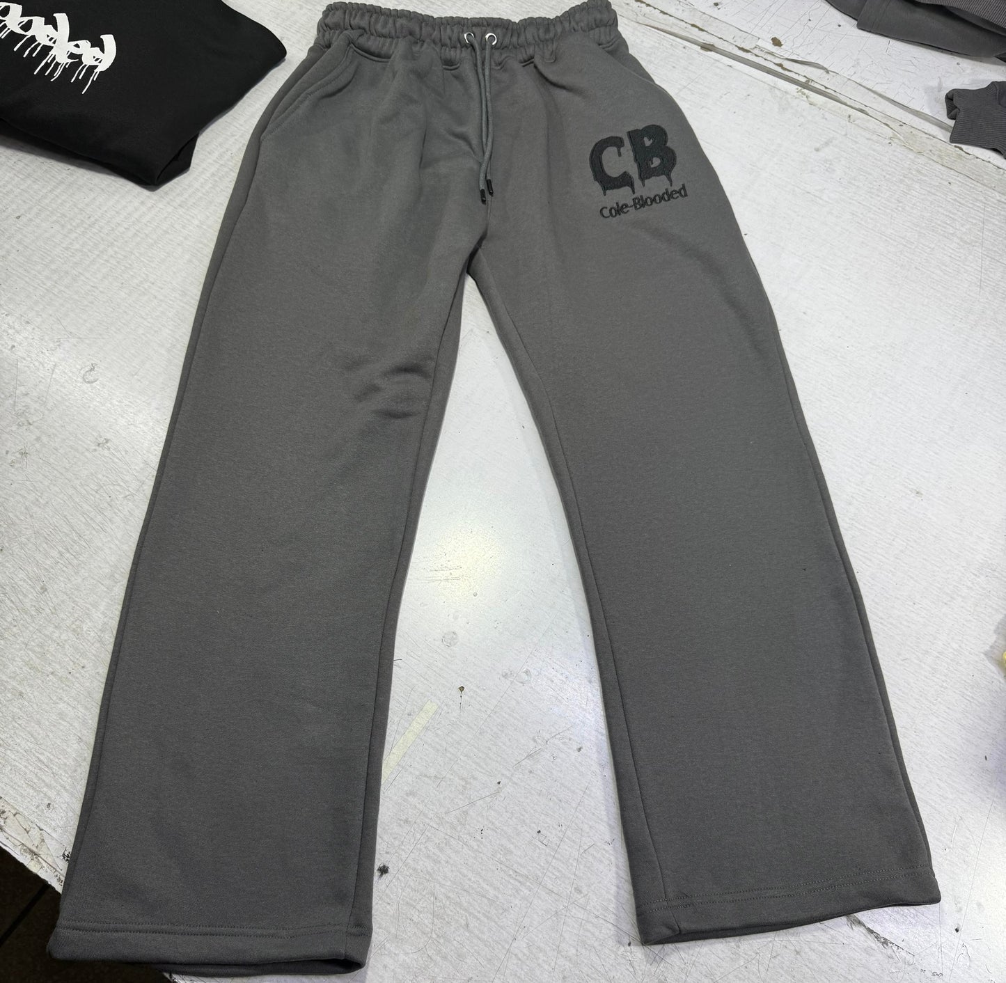 Dark Grey CB Sweatsuit Set