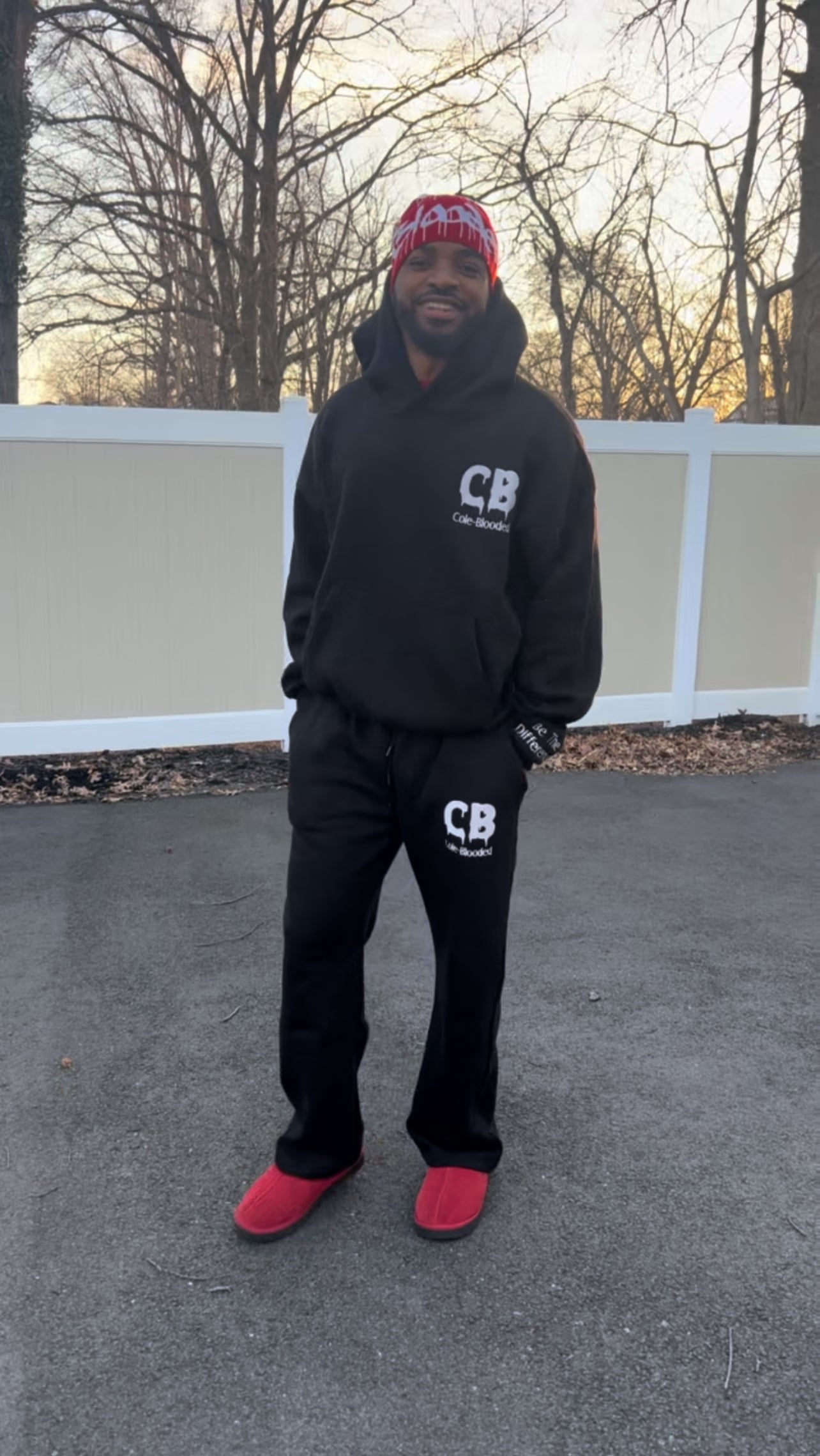 Black CB Sweatsuit Set